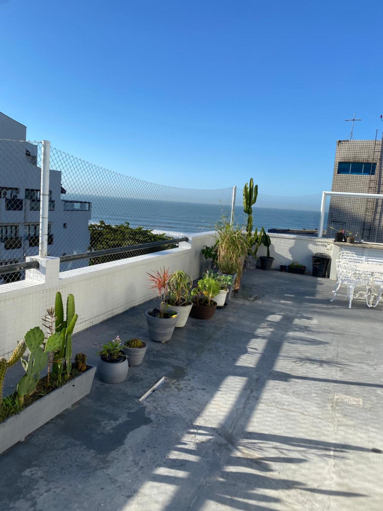 Cobertura Com Area Externa Com Vista Para O Mar Na Melhor Praia Do Guaruja Tombo Daire Dış mekan fotoğraf